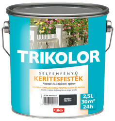  Trilak Trikolor Kerítésfesték selyemfényű antracit 2, 5 l (472858)