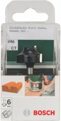 Bosch Freza canal cu margini rotunjite pentru lemn, R 6.3mm, tija 6mm, Bosch Hobby Line (2609256671)