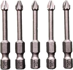 MAGNA Set 5 biti MAGNA Impact, PZ2, 49mm, capete de surubelnita 1/4 (265012) Burghiu
