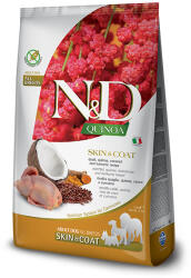 N&D Quinoa Skin&Coat (bőr&szőr) fürj medium & maxi száraz kutyatáp 7kg - vetpluspatika