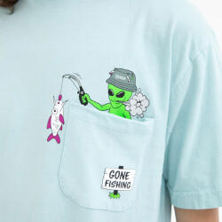 Ripndip Gone Fishing Pocket póló Baby Blue (RIGOFXAFBBS)