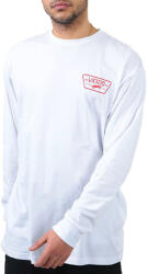 Vans Full Patch Back hosszú ujjú póló White Racing Red (VN0A2XCMKSF)