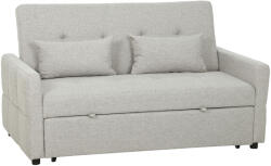 HOMCOM Canapea Pat cu Design Extensibil Clic Clac pentru 2 Locuri - Gri Deschis | Aosom Romania (83B-575V00LG) Canapea