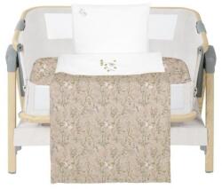 KikkaBoo Бебешки спален комплект KikkaBoo Secret Garden - За мини кошара, 3 части, Beige (41101030195)