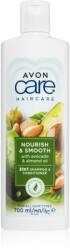 Avon Care Nourish & Smooth sampon si balsam 2 in 1 cu efect de nutritiv 700 ml