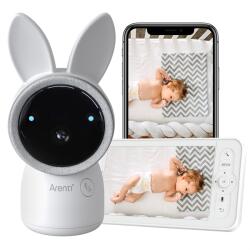 Arenti комплект за бебешки монитор - AINANNY + 5" LCD (3MP, плач, наблюдение на температурата и влажността, microSD, микрофон, високоговорител) (AINANNY) Бебефон