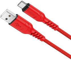hoco. USB 2.0 Type C Töltő/adat Piros 1m HC744937 (HC744937)