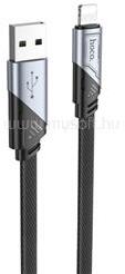 hoco. U119 Machine töltő adatkábel iPhone USB-A - Lightning lapos fekete 1, 2m (HOCO_HC604987) (HOCO_HC604987)