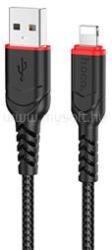 hoco. X59 Victory töltő adatkábel iPhone USB-A - Lightning fekete-piros 2m (HOCO_HC794055) (HOCO_HC794055)