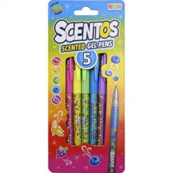 Scentos illatos zseléstoll neon színű 5 db-os (60916B)