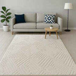 Nílus Modern szőnyeg Luxor geometrikus (White) 200x290cm Fehér