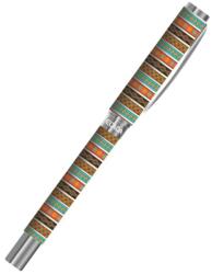 Ecada Set 15 x Stilou metalic ECADA 93403 decorat, penita ascunsa din iridium (93403)