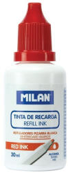 MILAN Rezerva cerneala 30 ml pentru marker tabla magnetica MILAN, Rosu (161025306)