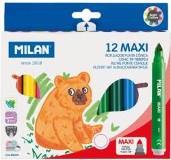 MILAN Carioci GROASE Milan 80020 MAXI, 12 culori (80020)