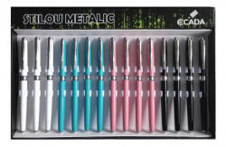 Ecada Set 15 x Stilou ECADA 93206 metalic, penita iridium ascunsa (93206)