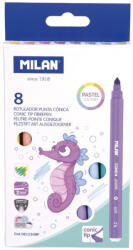 MILAN Carioca 8 culori pastel MILAN (0612308P)