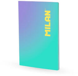 MILAN Caiet cusut A4 Milan, 95 g/mp, 48 file, matematica, Motiv sunset, Verde (57243L48SNGR)