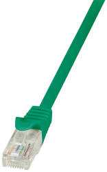 LogiLink CP1025U Cat5e U/UTP пач кабел - зелен - 0.5m (CP1025U)