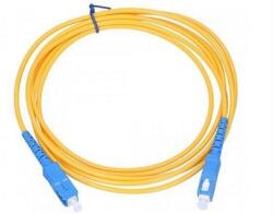 Braun Group Patch Cord Fibra Optica Braun Group, Single-Mode, Simplex, SC/UPC - SC/UPC, 1 m, Yellow (SMM-SC/UPC - SC/UPC-1)