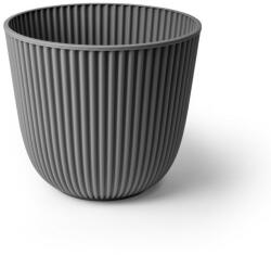 Patio Curly kaspó 28 cm antracit (5905717060383)