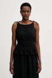 Tommy Hilfiger bluză cu volane pentru femei, cu modal 9BY2-BDDZUO_99X (WW0WW50161)