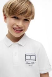 Tommy Hilfiger тениска с яка за деца с памук (KB0KB10603.128.176.9BY2)