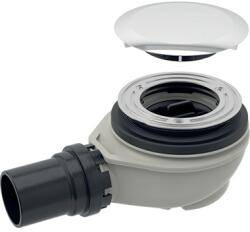 Geberit zuhanytálca lefolyó d90, szelepfedéllel, vízzár magasság 50 mm, PE lefolyó (GE-150.551.21.1)