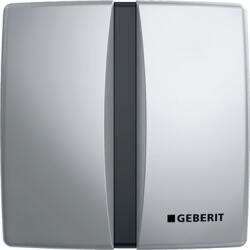 Geberit Basic vizeldevezérlés elektronikus öblítés működtetéssel, hálózati működtetés, könnyűfém takarólap, szögletes (GE-115.802.46.5)