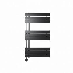 WENTOREX Asymmetric Electric 400 Watt elektromos törölközőszárító radiátor (fekete - 500 mm) - e-futesbolt