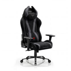 Diablo Chairs DIABLO X-HORN gamer szék, normal size, szövetes, fekete, Burned Black