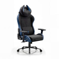 Diablo Chairs DIABLO X-HORN gamer szék, normal size, szövetes, fekete-kék, Night Blue