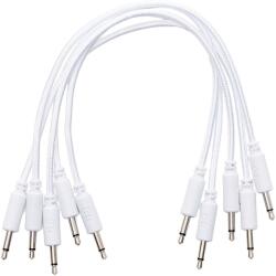 Erica Synths Braided eurorack patch cable 30cm (5pcs, white) 0, 3 m Drept - Drept Cablu patch (<![CDATA[4751030829081]]>)