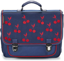 Caramel & Cie Ghiozdane Fete CARTABLE 38 CM VELVET CHERRIES CARAMEL & CIE Albastru Unic