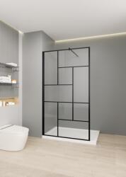 Sanoterm Paravan de dus Walk-In Sanoterm Urban Frame 80 cm negru mat (Urbanframe80)