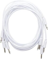 Erica Synths Braided eurorack patch cable 90cm (5pcs, white) 0, 9 m Drept - Drept Cablu patch (<![CDATA[4751030829104]]>)