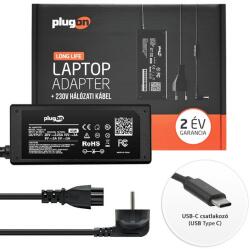 PlugOn Acer 20V 2.25A / 15V 3A / 12V 3A / 9V 3A / 5V 3A / (45W) USB-C (Type-C) töltő