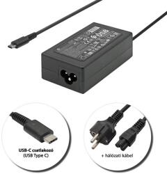 HP 15V 3A / 12V 3A / 9V 3A / 5V 3A (45W) USB-C (Type-C) gyári új töltő