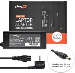 PlugOn Acer 19V 2.37A (45W) 3.0x1.1mm töltő