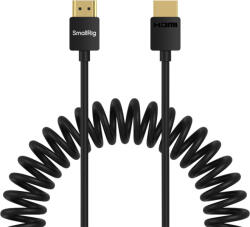 SmallRig HDMI 2.0 spirál adatkábel A-A (4963) - fekete