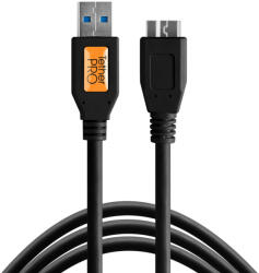  Tether Tools Pro USB 3.0 Micro-B kábel - kék (460cm)