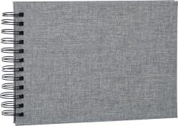 Focus Nordic Essence Wire-O spirál fotóalbum 23x17cm (20db fekete lap) - szürke