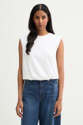 rag & bone top női pamut Mica - fehér M