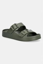 Calvin Klein férfi papucs ERGON EVA DOUBLE BAR SANDAL - zöld Férfi 43