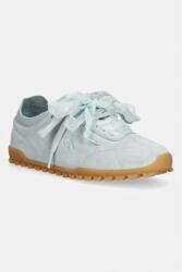 Calvin Klein LOW PROFILE RUN MG SUE DB LACES női bőr sportcipő - kék Női 38