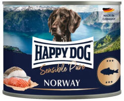 Happy Dog pur konzerv lazac ízesítésű nedves állateledel felnőtt kutyák számára 6X200 g - falatozoo