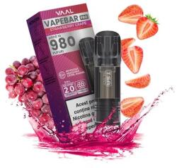 VapeBar Cartus Vapebar PRO 980 pufuri 20mg - Strawberry Grape (6427616901356) Lichid rezerva tigara electronica