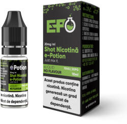 e-potion Shot Nicotina e-potion nicshot 20mg 70VG 30PG 10ml (739189752218) Lichid rezerva tigara electronica