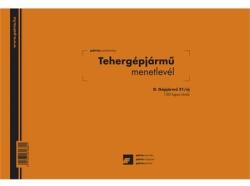 PÁTRIA D. gépj. 21/új A/4 Fekvő Tehergépkocsi menetlevél 100lapos PD