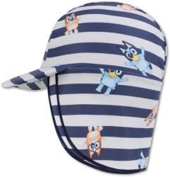 Swim Essentials Kék csíkos úszósapka nyakvédelemmel UPF 50+ Bluey (SE-2024SE|1719~1721)