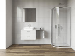 RAVAK Blix II NBLCP4 80x80 zuhanykabin krómhatású+transparent (3BM40C00Z1) - csempebolt